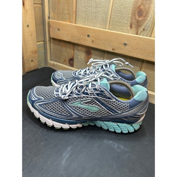 Brooks Ghost 5 Womens Running Shoes 9.5 Wide (D) Blue/Gray Mesh Lightweight - Picture 5 of 10